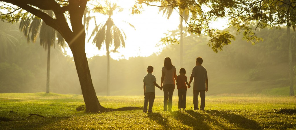 familia, integración, padres, hijos, hogar