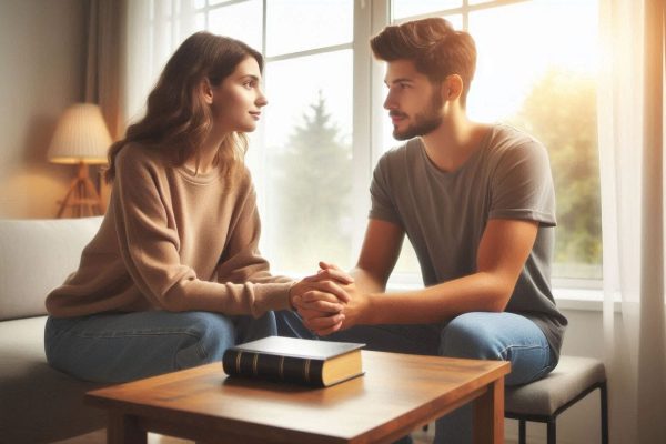 Haga un alto en el camino. Piénselo. Los conflictos de pareja se pueden resolver. Basta que volvamos la mirada a Dios en procura de ayuda, la que comienza cuando nos guía a evaluarnos para reconocer nuestros errores y, con Su divina ayuda, disponernos a cambiar.